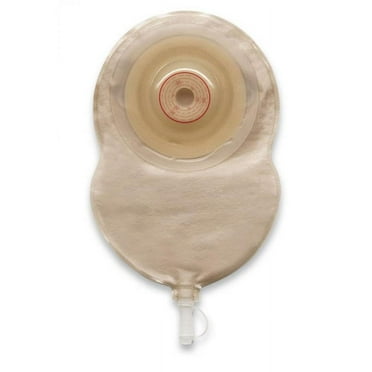 Esteem  Flex Urostomy Pouch, One-Piece System, 7-1/2 Inch Length, 3/8 to 1-11/16 Inch Stoma, Drainable, Convex V1, Pre-Cut, 10 Count