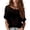 Black, variant on Womens Knit Tops Short Sleeve Crochet Sweater Hollow Out Beach Cover-up Lightweight Breathable Mesh Knit Pullover Spring Summer Style Crochet Texture Open Work White M