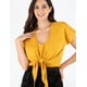 thumbnail image 4 of Blusa manga corta con amarre al frente, 4 of 5