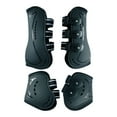 thumbnail image 2 of 4x Botas de Caballo Protectoras de Piernas Profesionales Cómodas Soporte Multifunción Negro y M, 2 of 9
