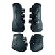 thumbnail image 2 of 4x Botas de Caballo Protectoras de Piernas Profesionales Cómodas Soporte Multifunción Negro y M, 2 of 9