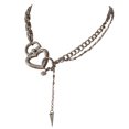 thumbnail image 1 of Heart Lock Chain Necklace All-Match Choker Necklace Choker Chain for Women, 1 of 10