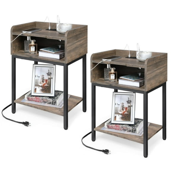 End Tables Usb Ports Outlets