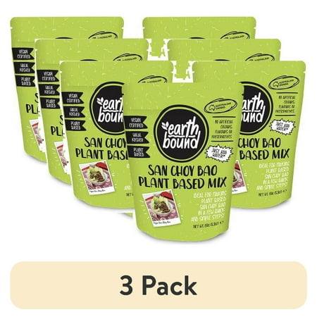 (3 pack) Earth Bound San Choy Bao Plant Based Mix, 5.3 oz