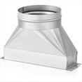 thumbnail image 1 of Kit de Ventilación para Microondas de Transición de Conducto Rectangular A Redondo Galvanizado de 3-1/4 X 10 X 6 Pulgadas para Conectar Accesorios de HVAC., 1 of 7