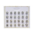 thumbnail image 1 of TIMIFIS Earrings New Paper Card Zircon Earrings All-match 12 Pairs Of Pearl Card Earrings Female - Summer, 1 of 1