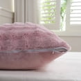 thumbnail image 3 of Move Over Pink Faux Fur Pillow Case Super Soft Fuzzy Room Decor Decorative Pillowcases for Bed Couch Sofa, Set of 2, 3 of 7