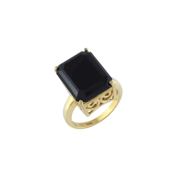 Black Onyx Gemstone Ring