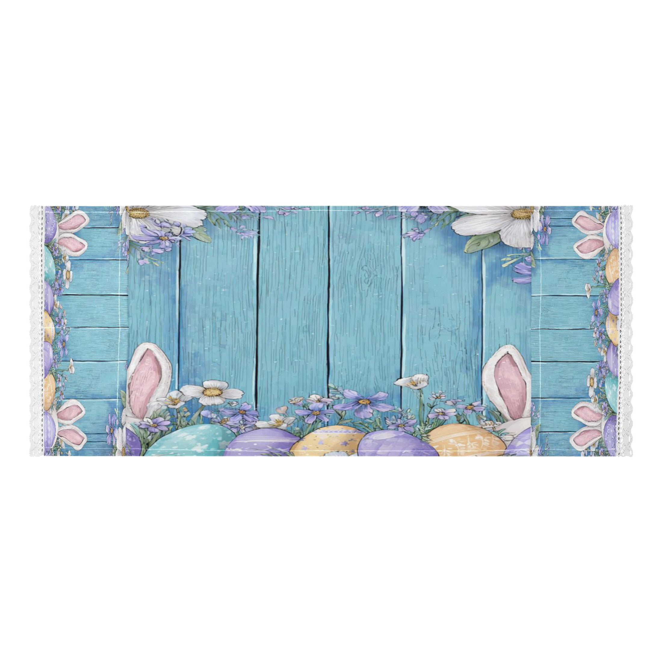 Wobogo Spring Floral Eggs Washing Machine Cover Dustproof Washer Dryer Cover Waterproof Laundry Room Decorative Protector
