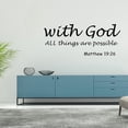 thumbnail image 1 of Decal Stickers, 22x4x4 Removable Modern Letters Proverbs Bible Verse Wall Art Stickers Wall Decal Home Decor, 1 of 7