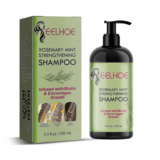 Champú de romero y menta EELHOE, hidratante, reparador del cabello seco y encrespado, champú refrescante para el cuidado del cabello