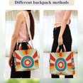thumbnail image 4 of FORMRS Womens Corduroy Tote Bag Crossbody Shoulder Handbag with Pocket, Colorful Circles, 4 of 7