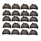 thumbnail image 3 of Gorro de Peluca HD Gorro de Media Gorro de Peluca Transparente Gorro de Nailon Fino Cubiertas para la Cabeza Convenientes Multifuncionales, Negro 20 Piezas, 3 of 10