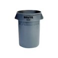 thumbnail image 1 of Rubbermaid Commercial Products FG263200WHT BRUTE Poubelle/recyclage Ronde Robuste, 32 Gallons, Blanche, 1 of 12