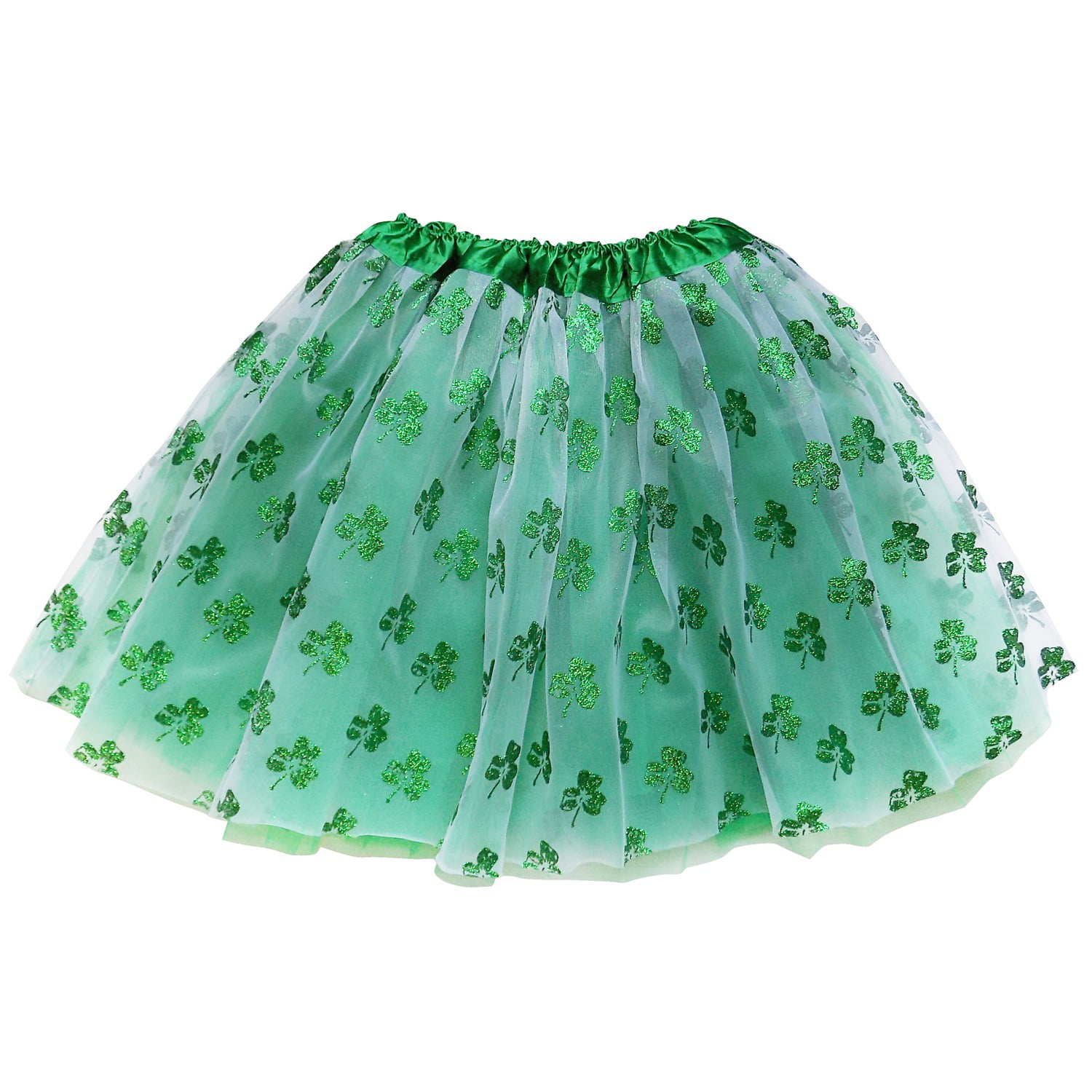Patricks Day Baby Girls Outfit Newborn Tutu Skirt Dress Set Shamrocks Green Fairy Baby St