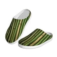 thumbnail image 2 of Picia Green Bamboo Fence1 for Women's Lamb-hug Comfy Fleece House Slippers Memory Foam, Slip-on House Shoes Indoor Outdoor-35/36, 2 of 7