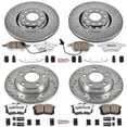 thumbnail image 3 of PowerStop Front and Rear Z26 Street Warrior Carbon-Fiber Ceramic Brake Pad and Drilled and Slotted Rotor Kit Fits: AUDI Select Models K639-26, 3 of 9