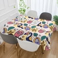 thumbnail image 2 of Yayeee Tablecloths 60" x 120" Rectangle Wrinkle Resistant Party Table Cover, Cute Cartoon Pattern, 2 of 8