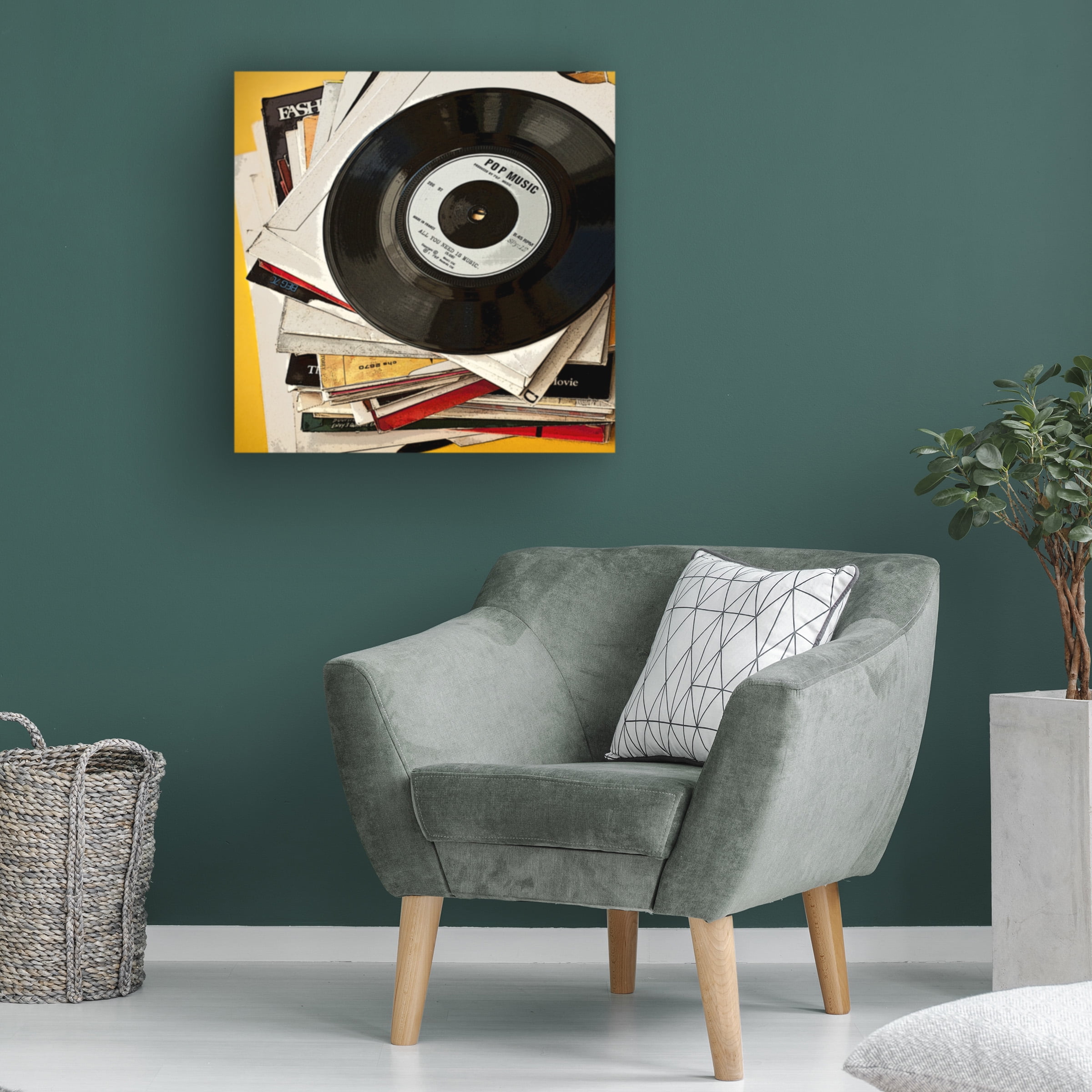 Symposium Design 'Pop Music' Canvas Art
