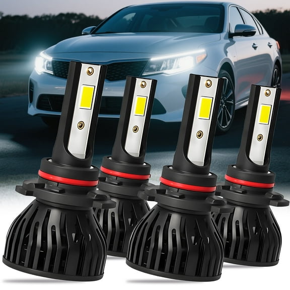 For Kia Optima 2019 2020 Led Headlight Bulbs HB3 9005 High&Low Beam 4pcs