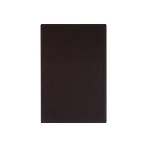 Quartet Oval Office - Bulletin board - wall mountable - 35.98 in x 24.02 in - fabric - black