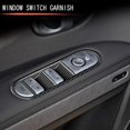 thumbnail image 2 of Car Carbon Fiber Window Glass Lift Button Switch Cover Trim Door Armrest Panel for Aini Krypton 5 IONIQ 2022+ A, 2 of 5