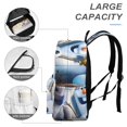 thumbnail image 4 of Olaf Presenta-theme Backpack, Campus style schoolbag Bookbag with Adjustable Shoulder Straps And Large Zip Compartment, Unisex Travel Bags.42x30x15cm, 4 of 6
