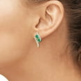 thumbnail image 5 of 1 3/4 Carat T.G.W. Emerald And White Diamond Accent 14K Gold over Silver 3-Piece Jewelry set, 5 of 7