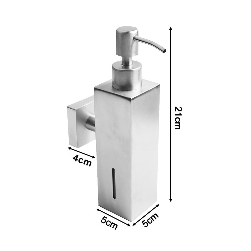 Soap Dispenser for Hotel Bathroom Wall Mounted Square Hand Soap Dispenser