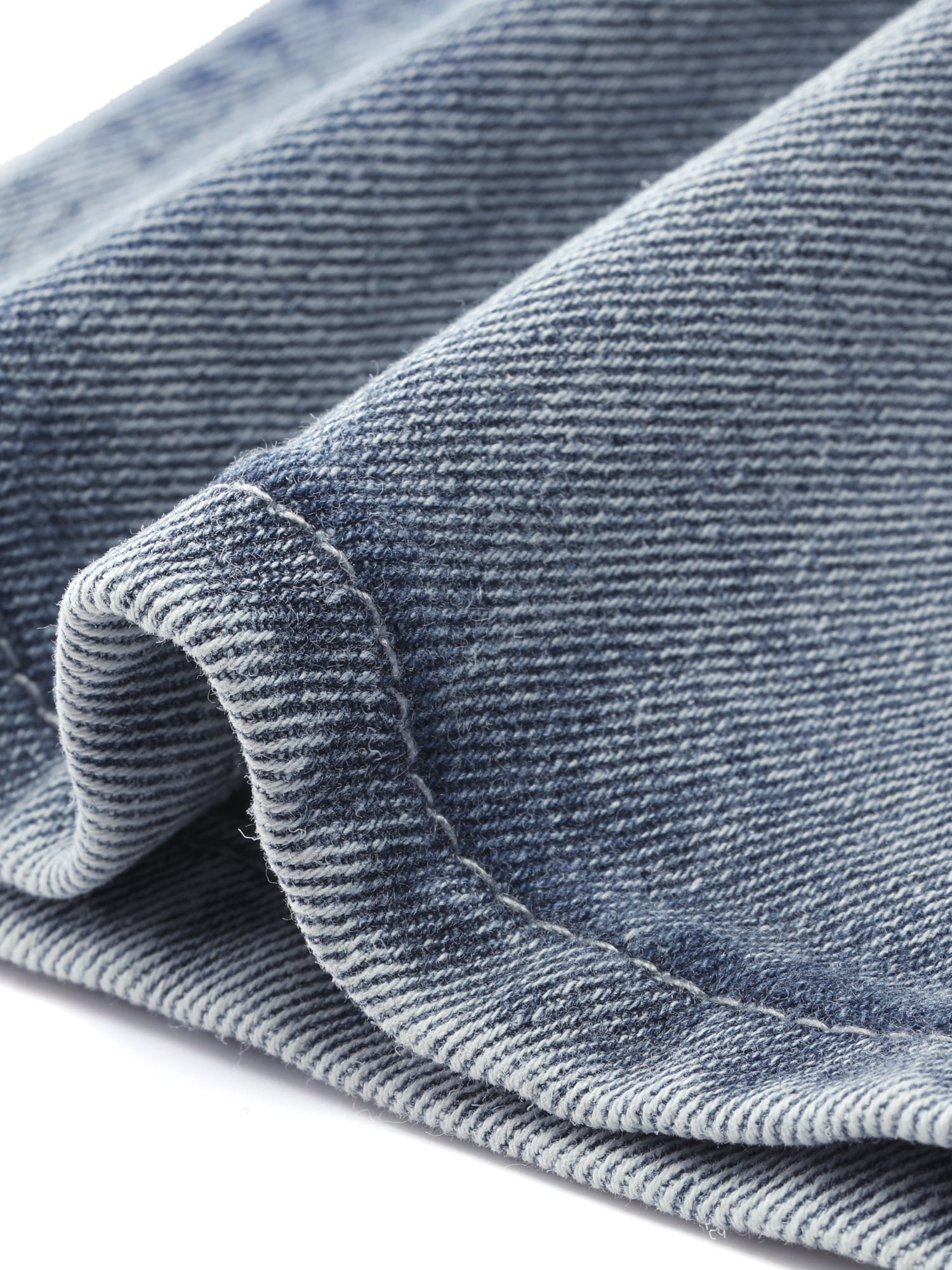 DARING DIVA Women's Classic Stand Collar Denim Jacket S Grey Blue