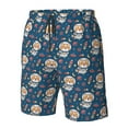 thumbnail image 5 of Kdxio Space Puppy Pattern Mens Casual Shorts - Drawstring Summer Beach Sports Shorts for Men, 5 of 9