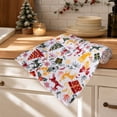 thumbnail image 4 of EWASWON Christmas Decoration Clearance, Christmas Printed Paper Towels Roll Disposable Tear Away Kitchen Cleaning Cloths Xmas Holiday Decorative Towel For Home Kitchen, 4 of 7