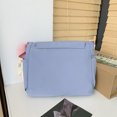 thumbnail image 3 of YUANHUILI Fashion Student Tutorial Bag Kawaii Women Large Shoulder Messenger Bag (Blue), 3 of 9