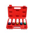 thumbnail image 4 of FUTUREORYY 5 Pcs Impact Sockets Red Metal for Wheel Maintenance and Protection, 4 of 7