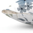 thumbnail image 3 of Watercolor Blue Floral Design - Spun Polyester Square Pillow, 3 of 3