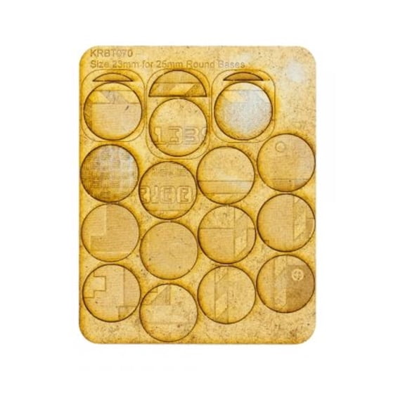 Kromlech Hi-Tech - 25mm Round Base Toppers New