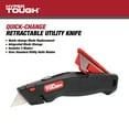 thumbnail image 3 of Hyper Tough Quick Change Retractable Utility Knife, 3 of 13