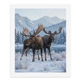 thumbnail image 5 of Paint by Numbers Kit for Adults, Moose Pair Winter Mountain Scene Paint by Numbers, Easy Paint by Numbers Kit for Adults Beginner, DIY Adult Paint by Number Kits on Canvas, Home Decor, 5 of 7