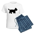 thumbnail image 5 of CafePress - Scottish Terrier Women's Light Pajamas - Women's Short Sleeve Print T-Shirt and Pants Light Cotton Pajama Set, 5 of 7