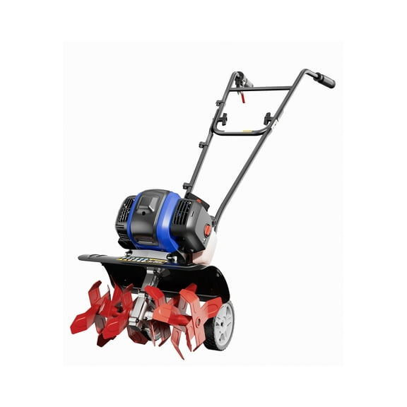 WILD BADGER POWER Garden Tiller 53cc Mini Cultivator 15-inch.