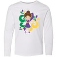 thumbnail image 3 of Inktastic Mardi Gras Girl Long Sleeve Youth T-Shirt, 3 of 5