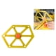 thumbnail image 5 of Transportador de buscador de ángulo de goniómetro portátil 45 degree 54 degree 60 degree 67,5 degree 75 degree Calibrador de calibre para herramienta de medición de carpinterí dorado CUTICAT Regla de ángulo de goniómetro, 5 of 8