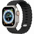thumbnail image 1 of wonima02 Compatible with Apple Watch Ocean Bands 38mm 40mm 41mm 42mm 44mm 45mm 46mm 49mm Soft Silicone Wristbands Replacement Strap for iWatch Ultra 2 Ultra SE Series 10 9 8 7 6 5 4 3 2 1 Women Men, 1 of 1