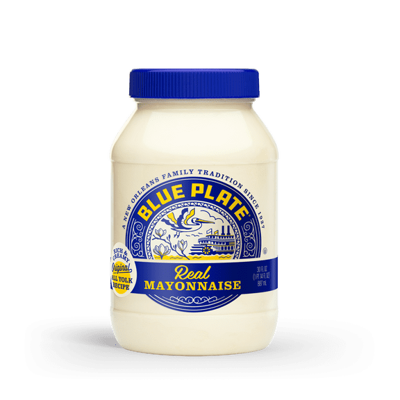 Blue Plate Real Mayonnaise, 30 fl oz Jar