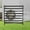 2-Panels,Black, variant on ToppiJoy 2-Panels AC Fence for Outside Unit, Outdoor Privacy Screen Wood Panels with Metal Stakes, Air Conditioner Fence Pool Equipment Enclosure Fences (Black, 38.78*51.18in)