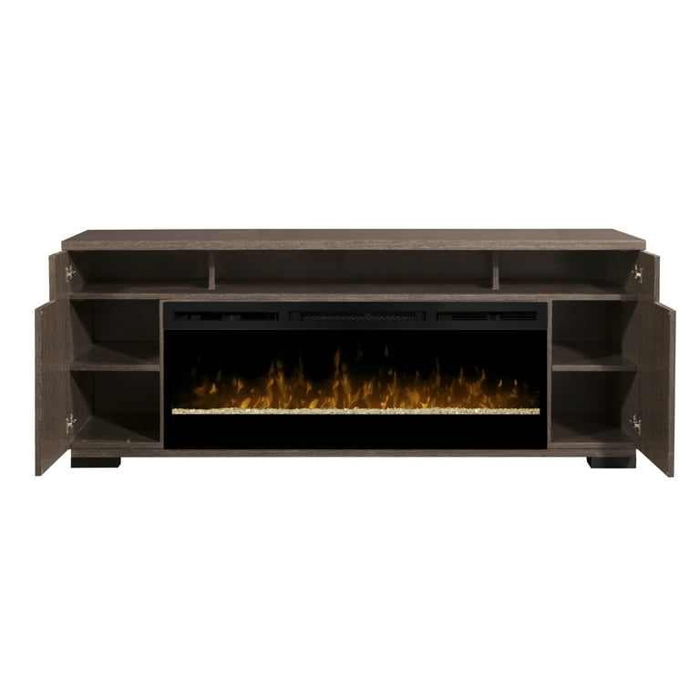 Dimplex Haley Media Console Electric Fireplace With Soundbar for TVs up to  75, Rift Grey - Walmart.com
