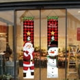thumbnail image 6 of Christmas Decorations Outdoor Yard Front Porch Sign Set, Snowman Welcome Door Banner, Hanging Merry Christmas Decorations for Home (B), 6 of 6