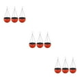 thumbnail image 4 of Yuarrent 3 Piezas Elegante Y Duradera para Maceta Colgante para Exteriores Jardín Y Jardines Maceta Colgante para Flores De Interior Naranja Type1 NO1, 4 of 6