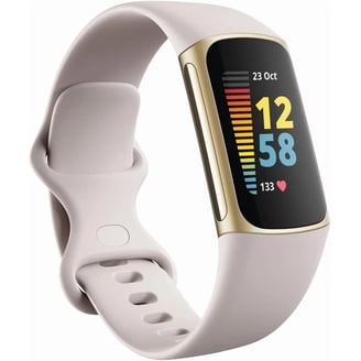 Fitbit, Fitness Tracker Smartwatch, Charge 6, Porcelain/Silver