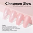 thumbnail image 2 of modelones Builder Nail Gel, 8-in-One Pink Shimmer Builder, Sparkle Glitter Pink Rubber Base Gel Polish LED Lamp Cured Hardener Color Base Strengthener Extension for Home DIY Salon Girls, 2 of 9